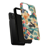 Tropical Piano Google Pixel Phone Case - Floral Design for Music Lovers
