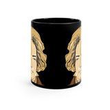 Beethoven Image 2 on Black mug 11oz