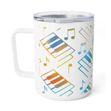 Piano Keys Insulated Coffee Mug, 10oz  (5)