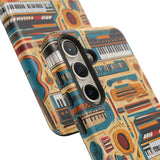 Musical Instruments Design 02 on Samsung Galaxy Phone Case - Beautiful Design for Music Lovers