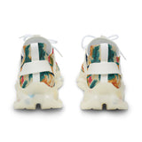 Tropical Piano Vibe Men's Mesh Sneakers - Perfect for Summer Adventures