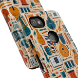 Musical Instruments Design 01 on Google Pixel Phone Case - Floral Design for Music Lovers