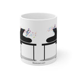 Piano Entertainer Design on Mug 11oz