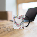 I Love Music Color Changing Mug (choose carefully_