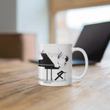 Piano Entertainer Design on Mug 11oz