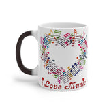 I Love Music Color Changing Mug (choose carefully_