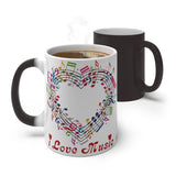 I Love Music Color Changing Mug (choose carefully_