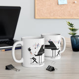 Piano Entertainer Design on Mug 11oz