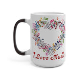 I Love Music Color Changing Mug (choose carefully_